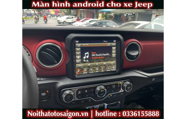 Màn hình android cho xe Jeep