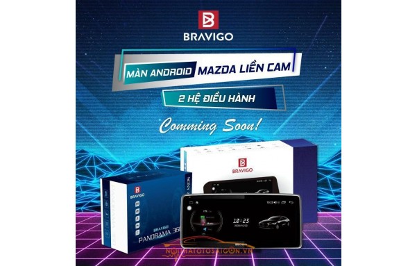 Màn Hình Liền Camera 360 Độ Cho Xe Mazda