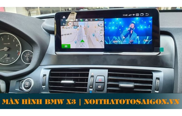 Màn hình android cho xe BMW X3