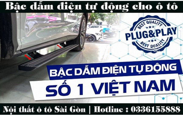 Bậc dẫm điện oto