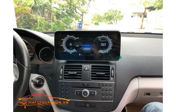 MÀN HÌNH XE MERCEDES C250 DVD ANDROI 4G