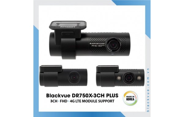 Camera hành trình ô tô cao cấp Blackvue DR750X-3CH PLUS