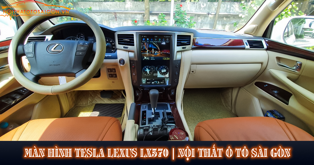 màn hình tesla lexus lx570