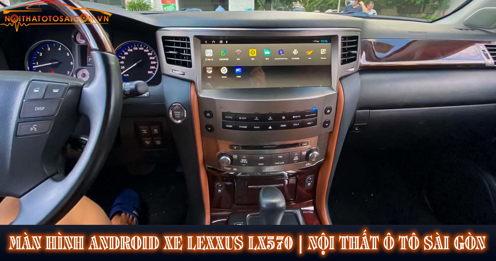 màn hình android xe lexus lx570